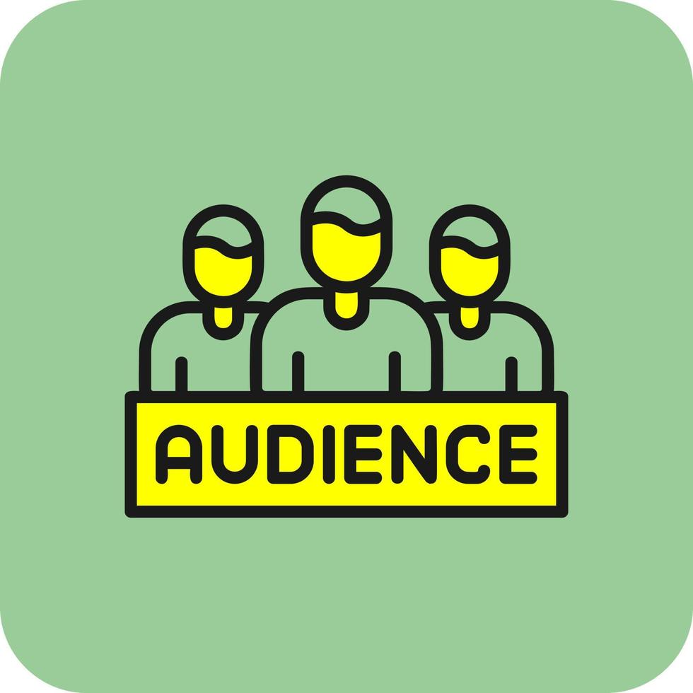Audience Vector Icon Design