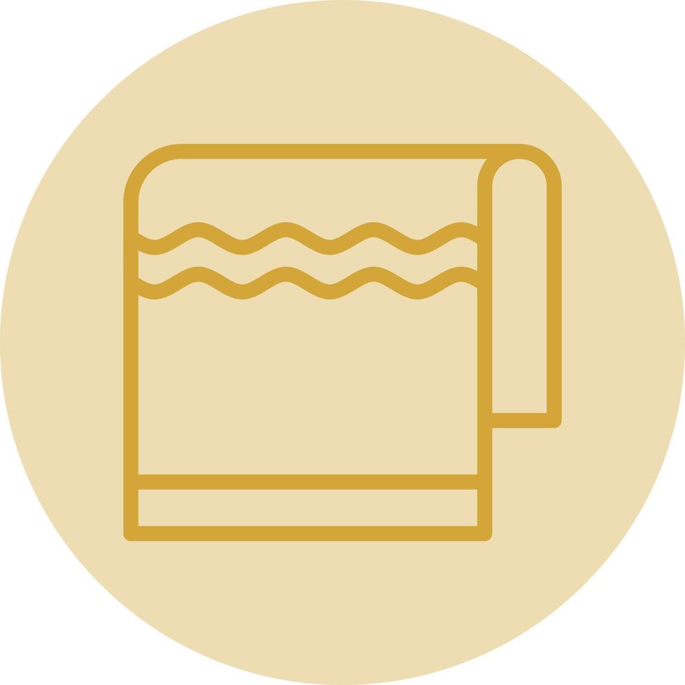 Towel Vector Icon Design
