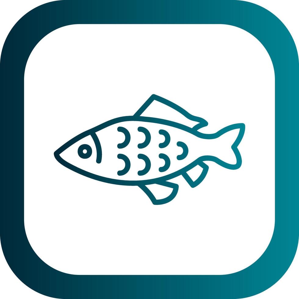 Carp Vector Icon Design