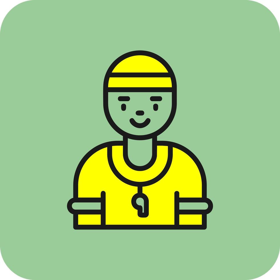Trainer Vector Icon Design