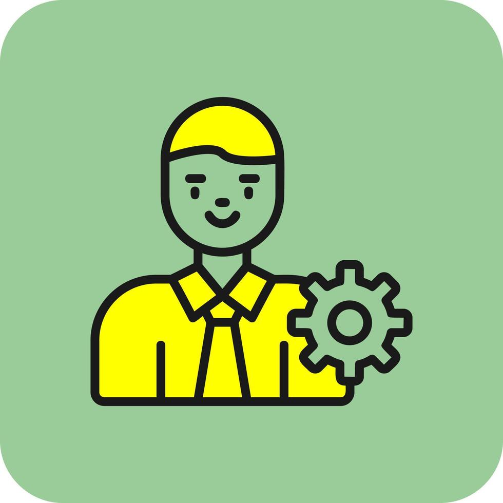 Engineer Vector Icon Design