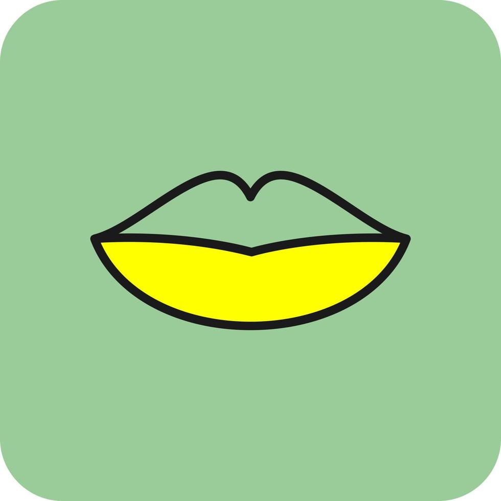 Lip Vector Icon Design