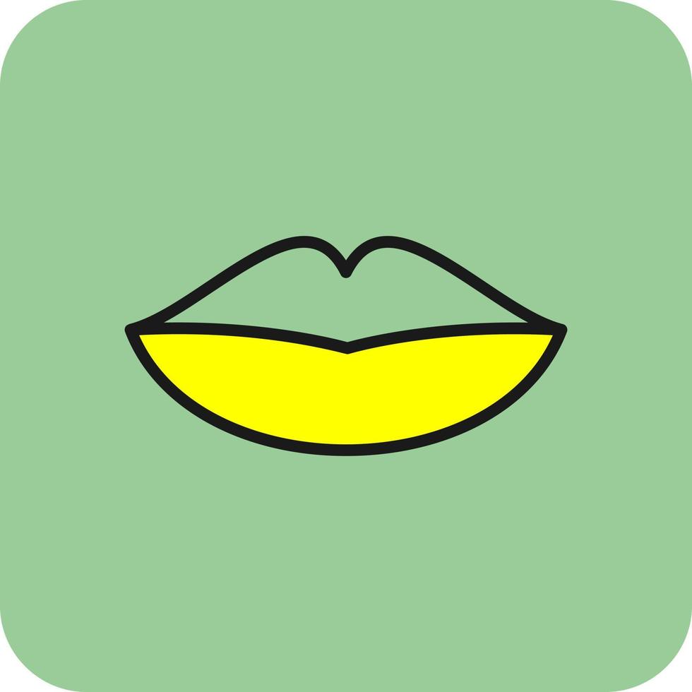 diseño de icono de vector de labios