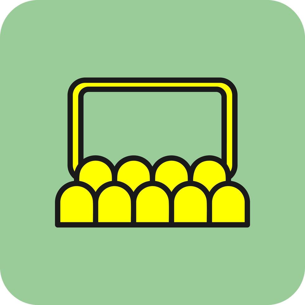 Auditorium Vector Icon Design