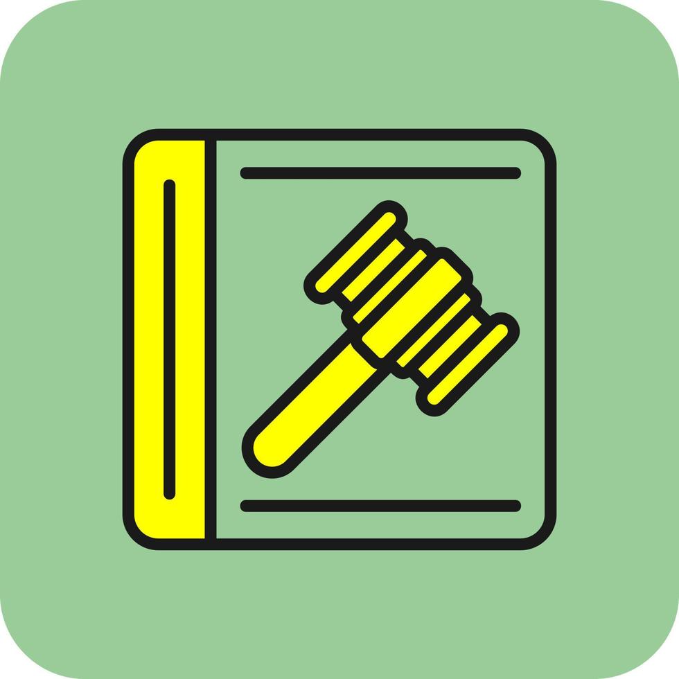 Law In Order Vector Icon Design