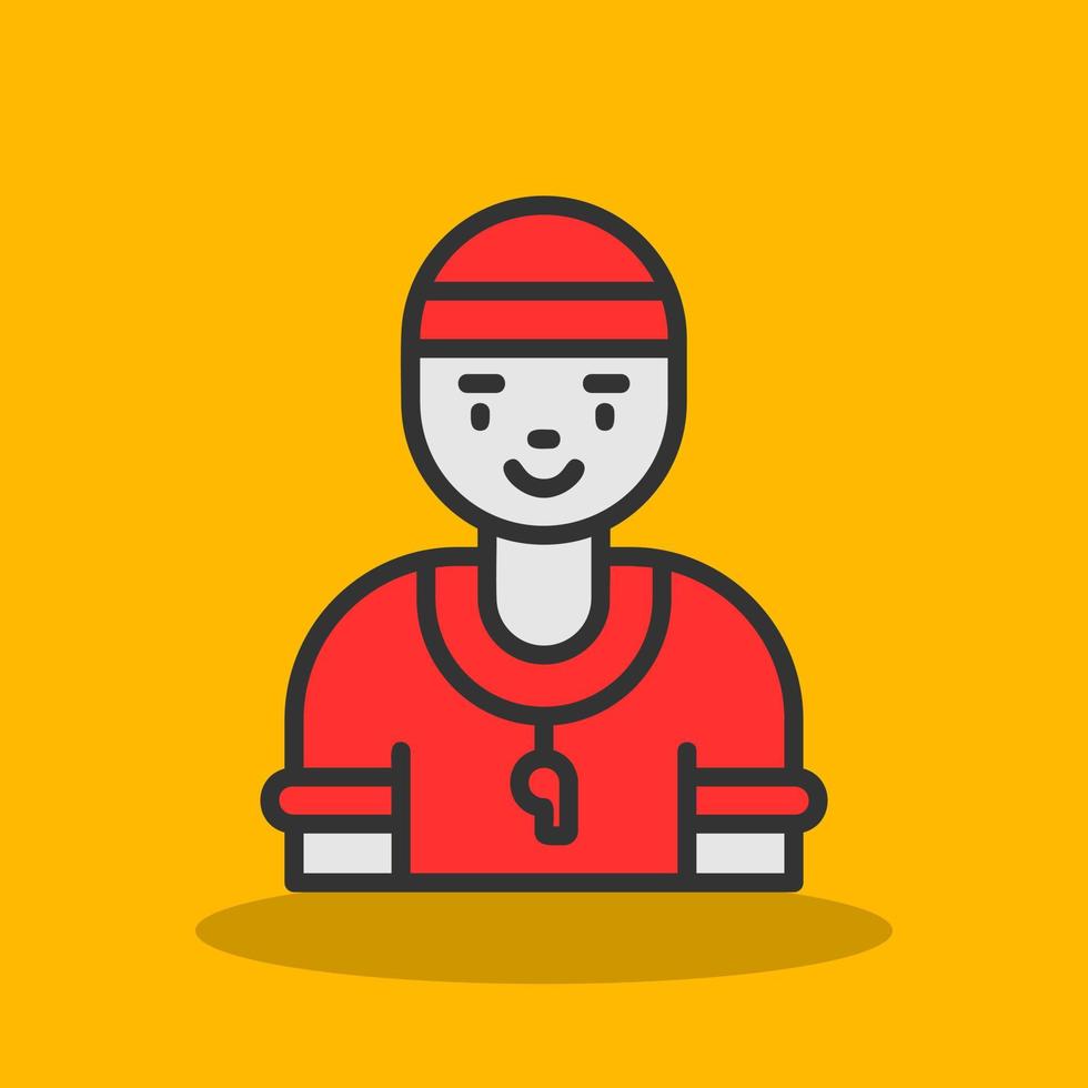 Trainer Vector Icon Design
