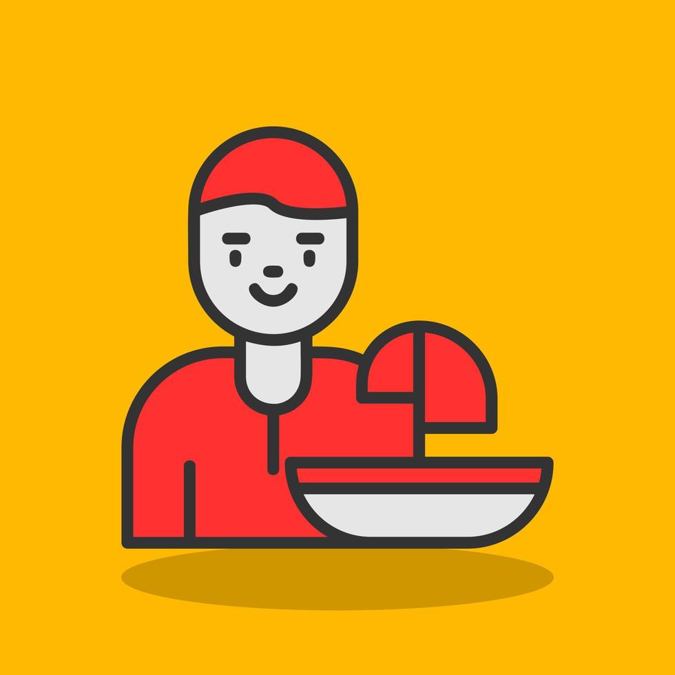 Windsurfer Vector Icon Design