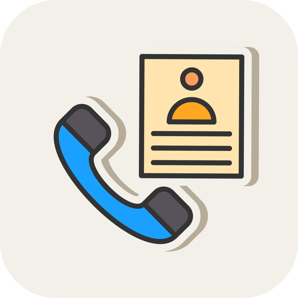 Contact Vector Icon Design