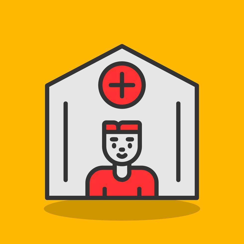 Refuge Vector Icon Design