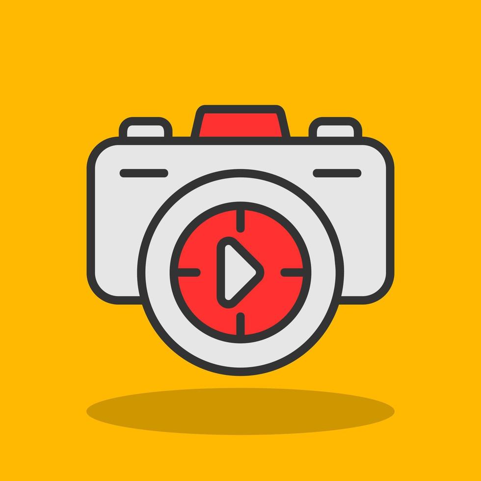 Camera Shots Vector Icon Design