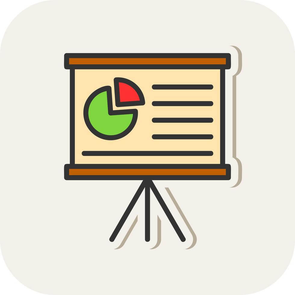 Presentation Vector Icon Design