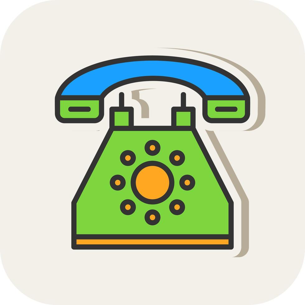 Telephone Vector Icon Design