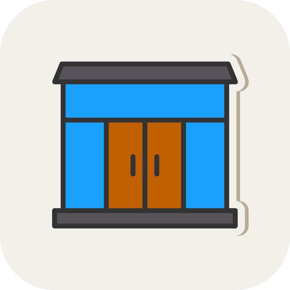 Storefront Vector Icon Design