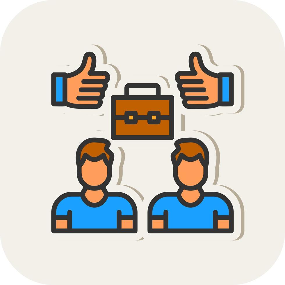 Partnership Vector Icon Design