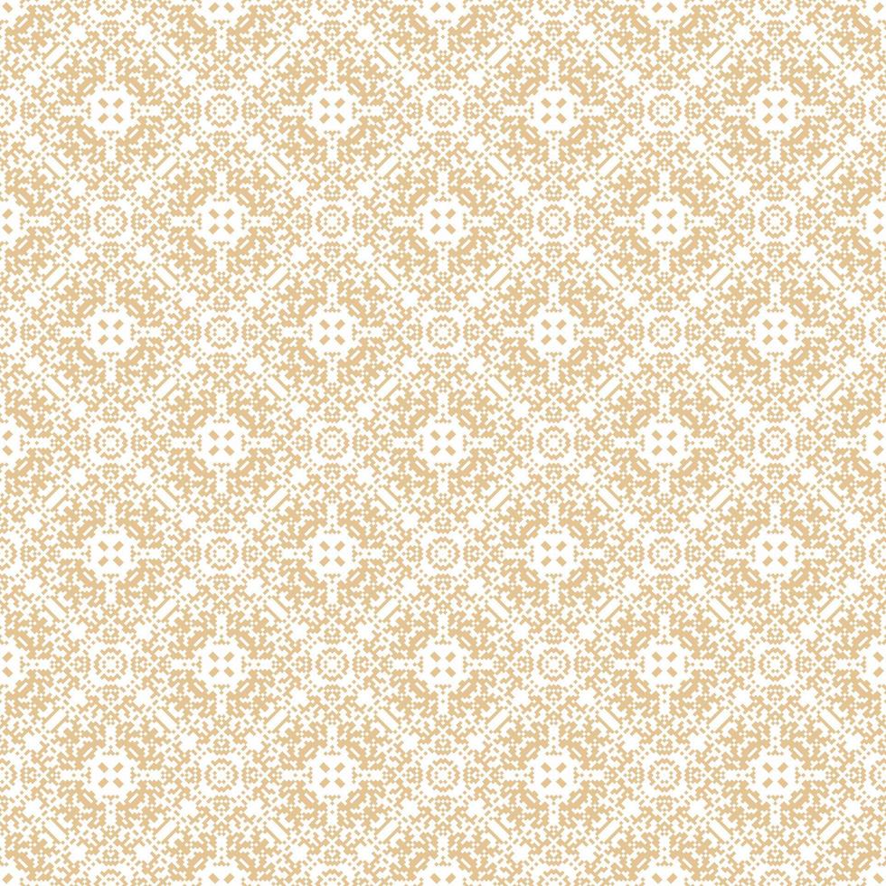 Decorative background made of small squares. The rich decoration of abstract patterns for construction of fabric or paper. vector