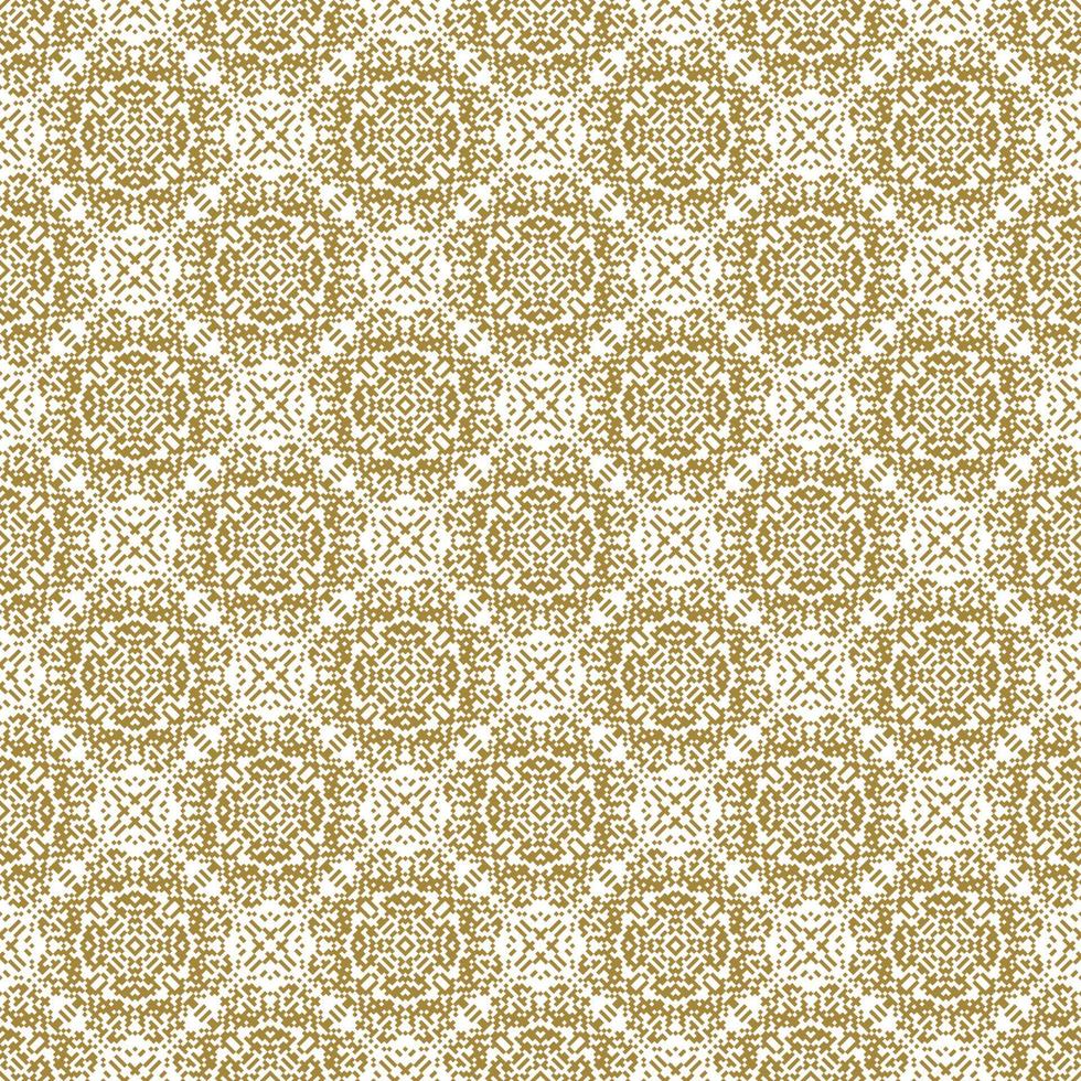 Decorative background made of small squares. The rich decoration of abstract patterns for construction of fabric or paper. vector