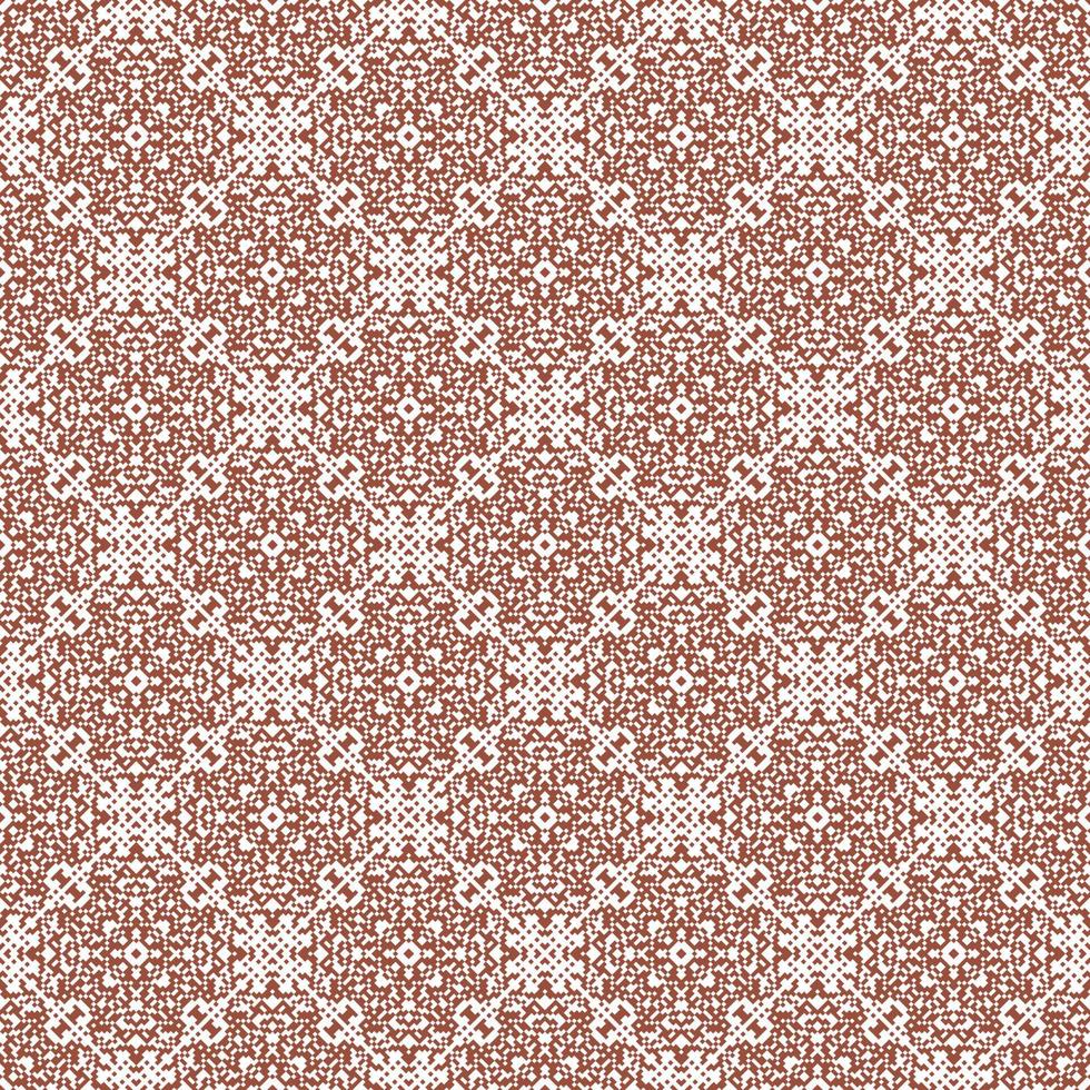 Decorative background made of small squares. The rich decoration of abstract patterns for construction of fabric or paper. vector