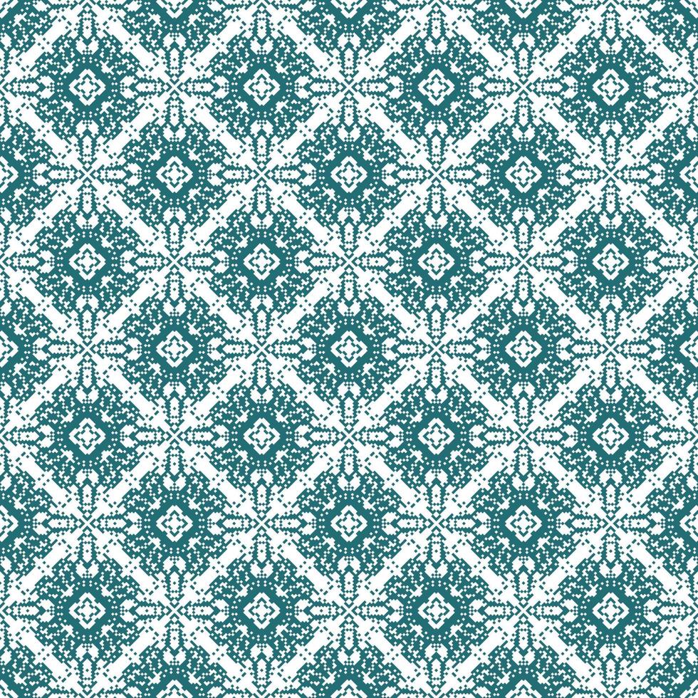 Decorative background made of small squares. The rich decoration of abstract patterns for construction of fabric or paper. vector