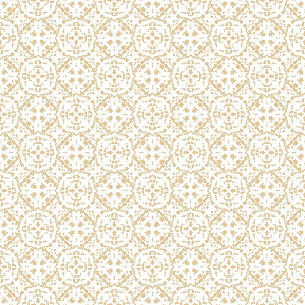 Islamic decorative background made of small squares. The rich decoration of abstract patterns for construction of fabric or paper. vector