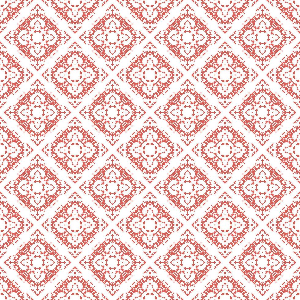 Islamic decorative background made of small squares. The rich decoration of abstract patterns for construction of fabric or paper. vector