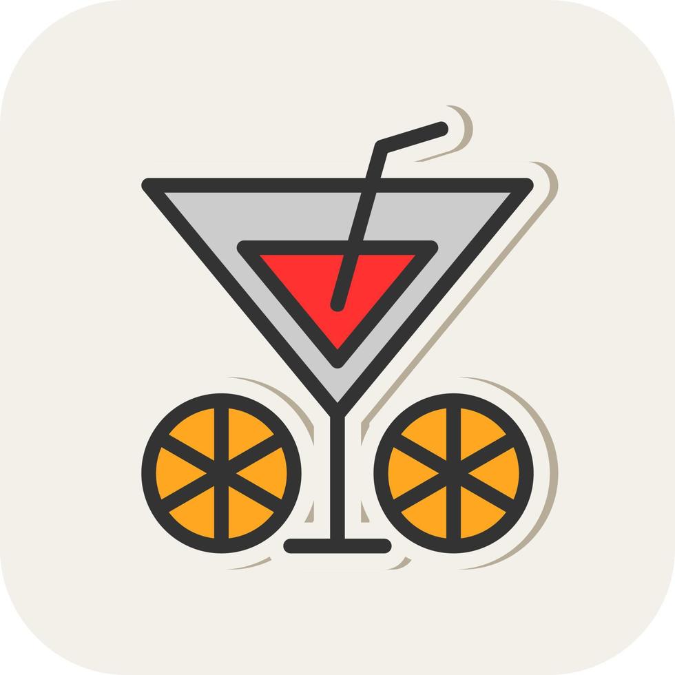 Cocktail Vector Icon Design