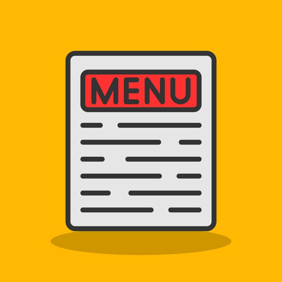 Menu Vector Icon Design