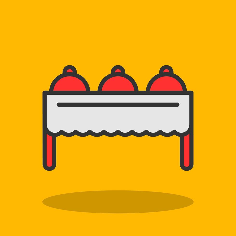 Buffet Vector Icon Design