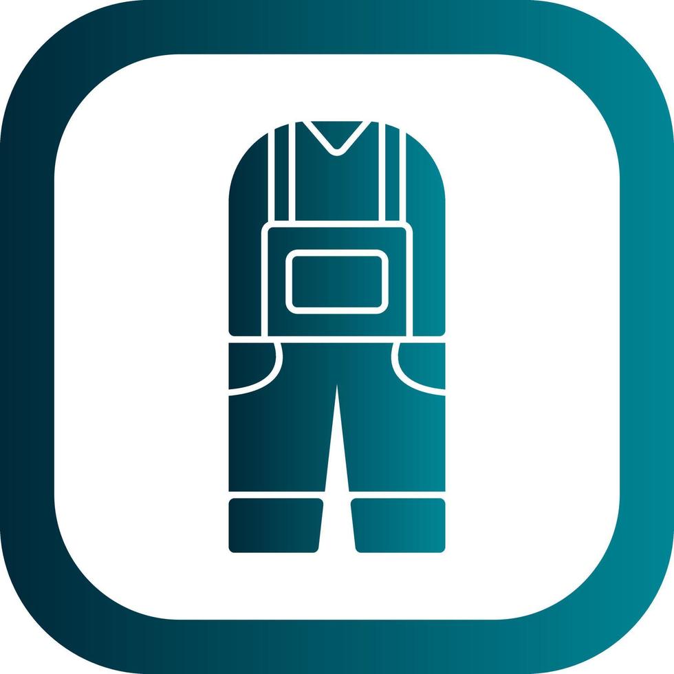 Coverall Vector Icon Design