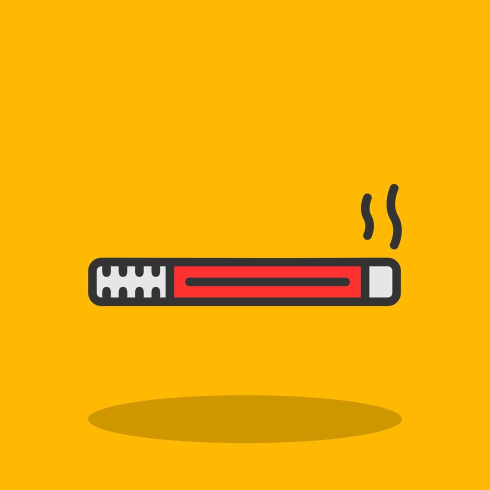 Cigarette Vector Icon Design