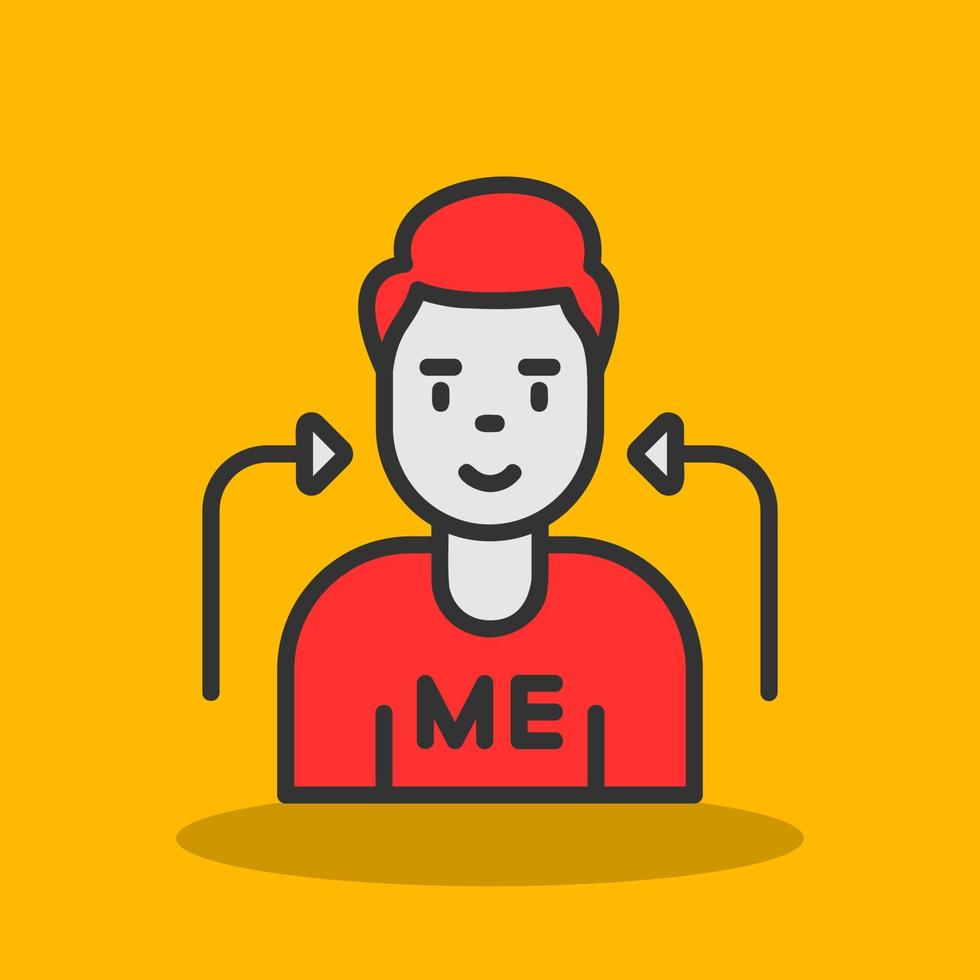 Myself Vector Icon Design