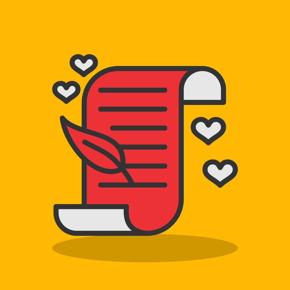 Poem Vector Icon Design