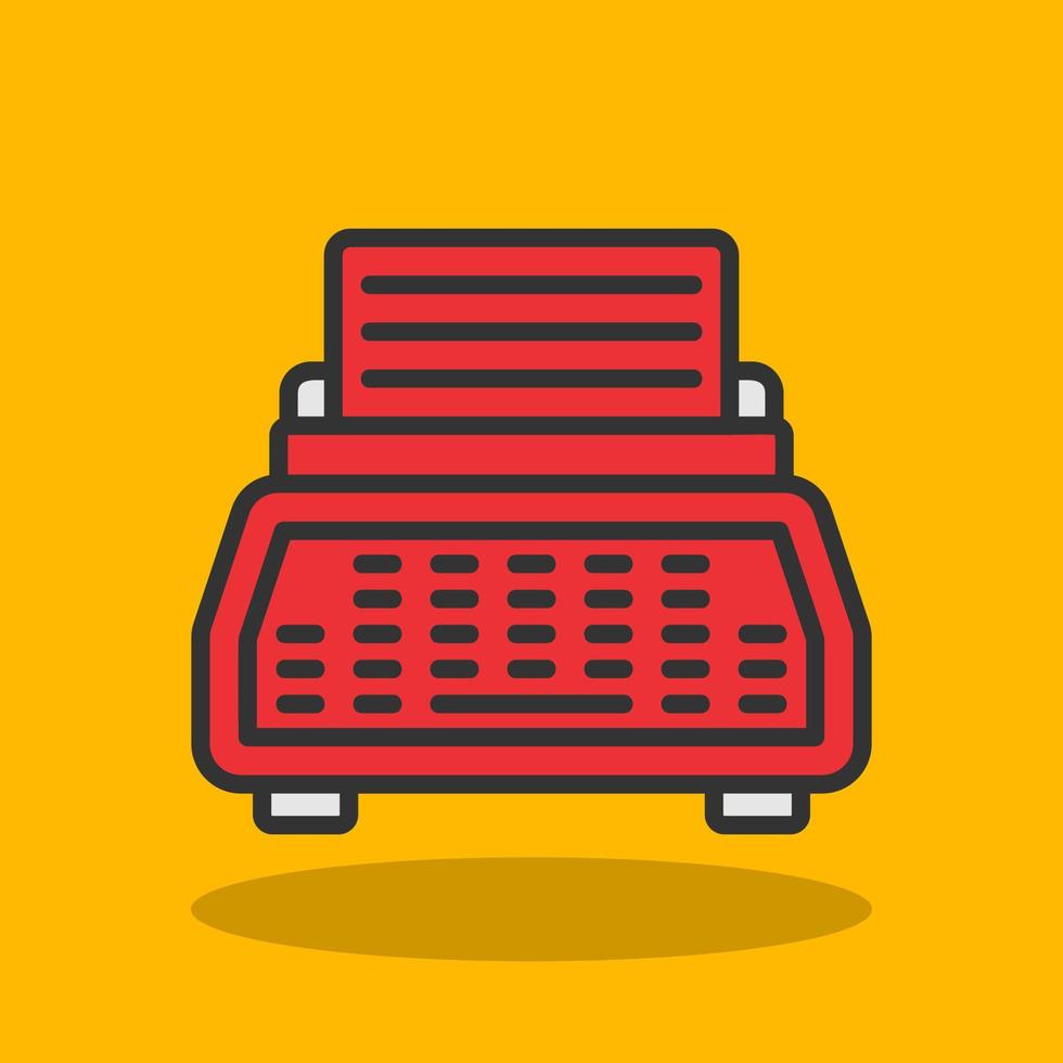 Typing Vector Icon Design