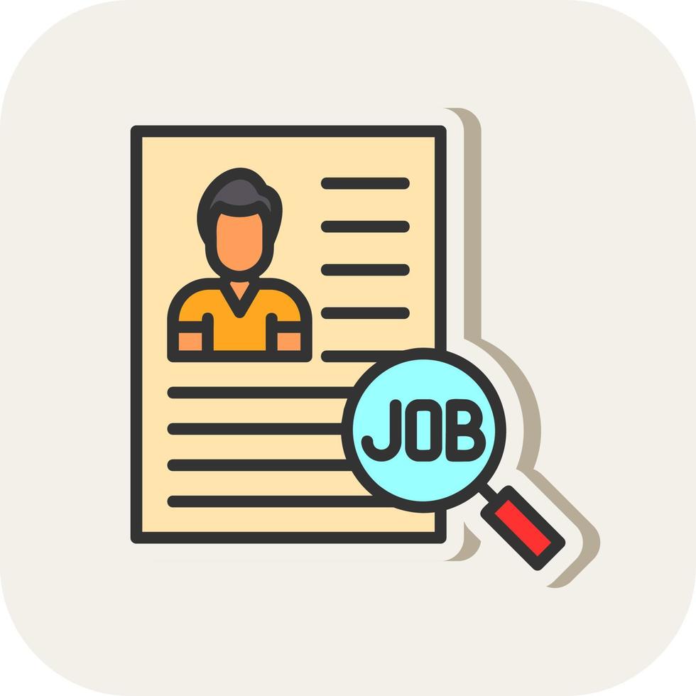 Job Vector Icon Design