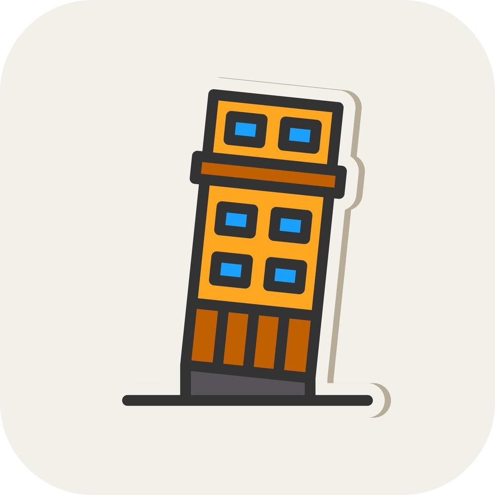 Tower Vector Icon Design