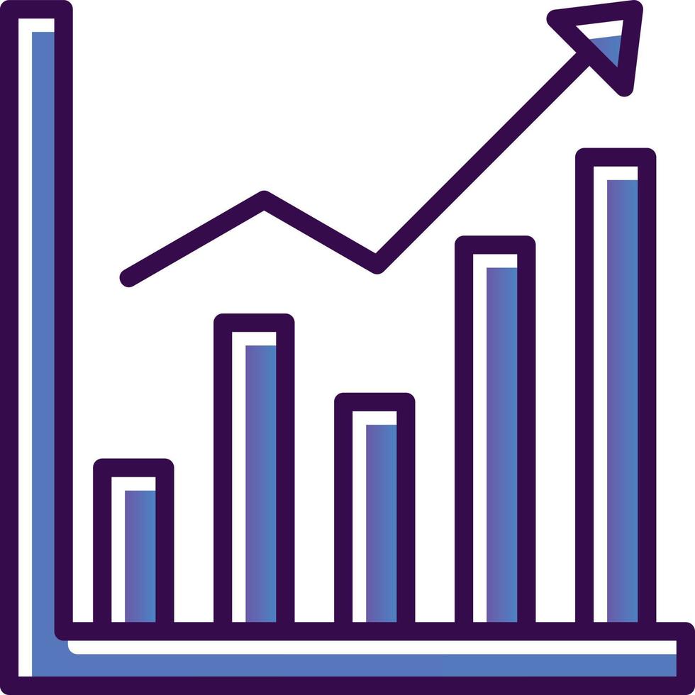 Bar CHart Vector Icon Design