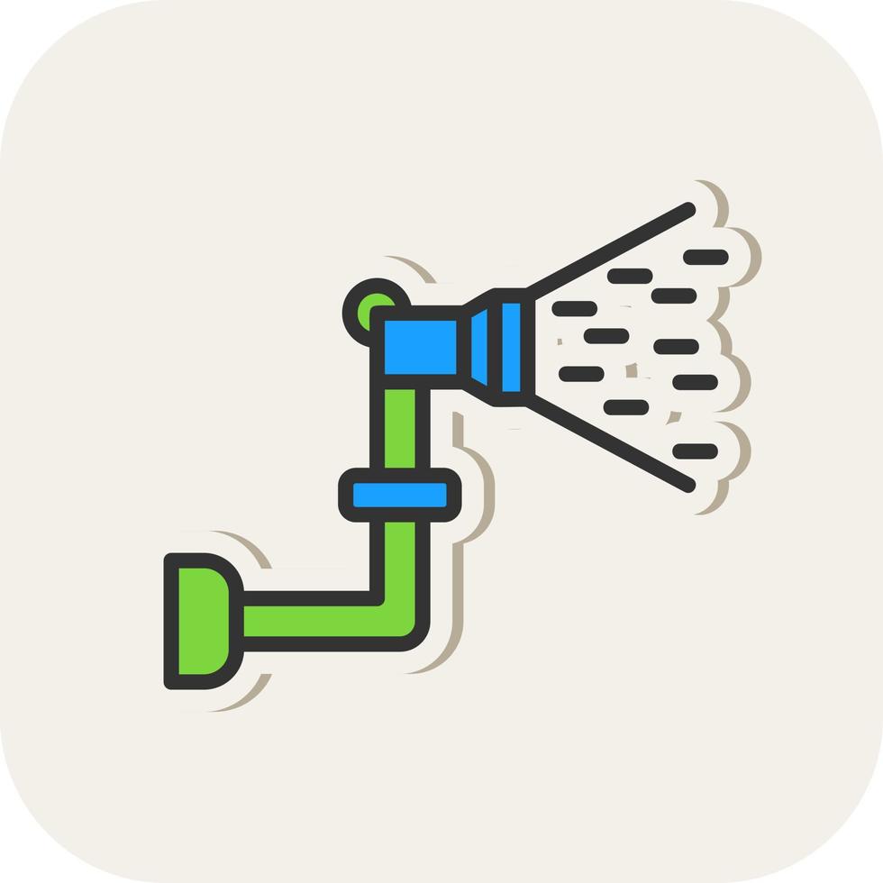 Garden Hose Vector Icon Design