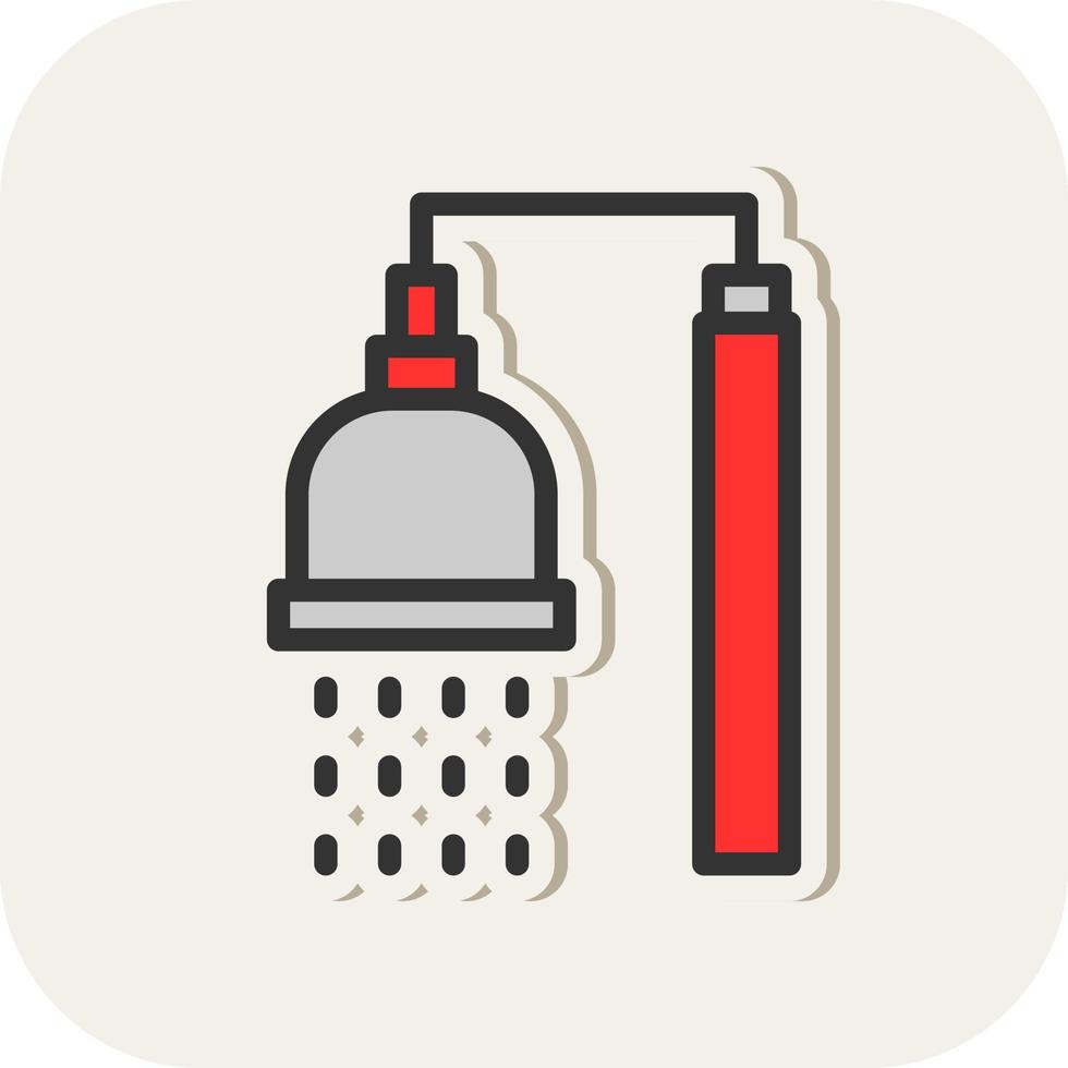 Shower Vector Icon Design