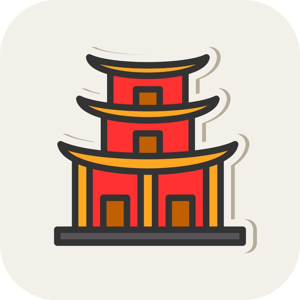 Temple Vector Icon Design