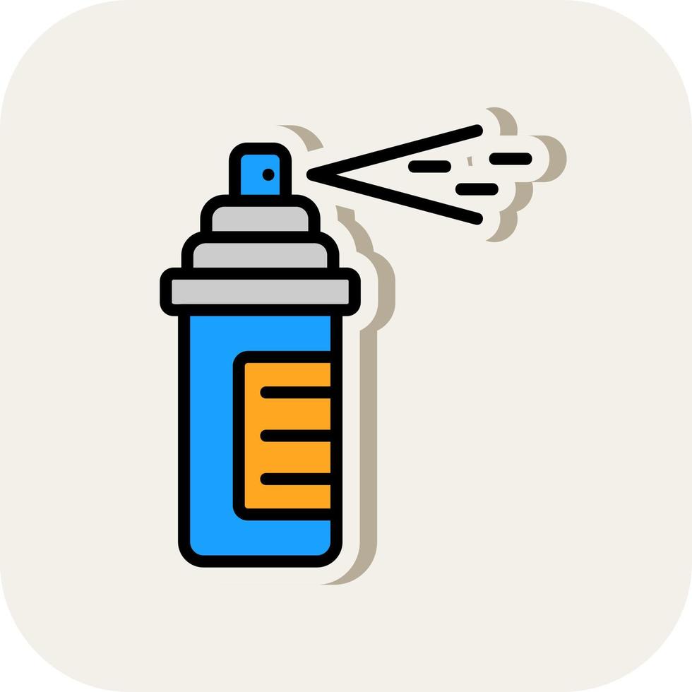 diseño de icono de vector de spray de pimienta