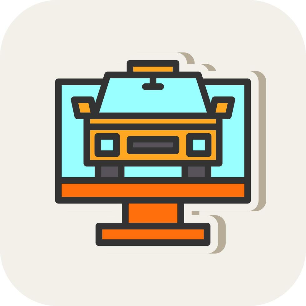 Taxi Vector Icon Design