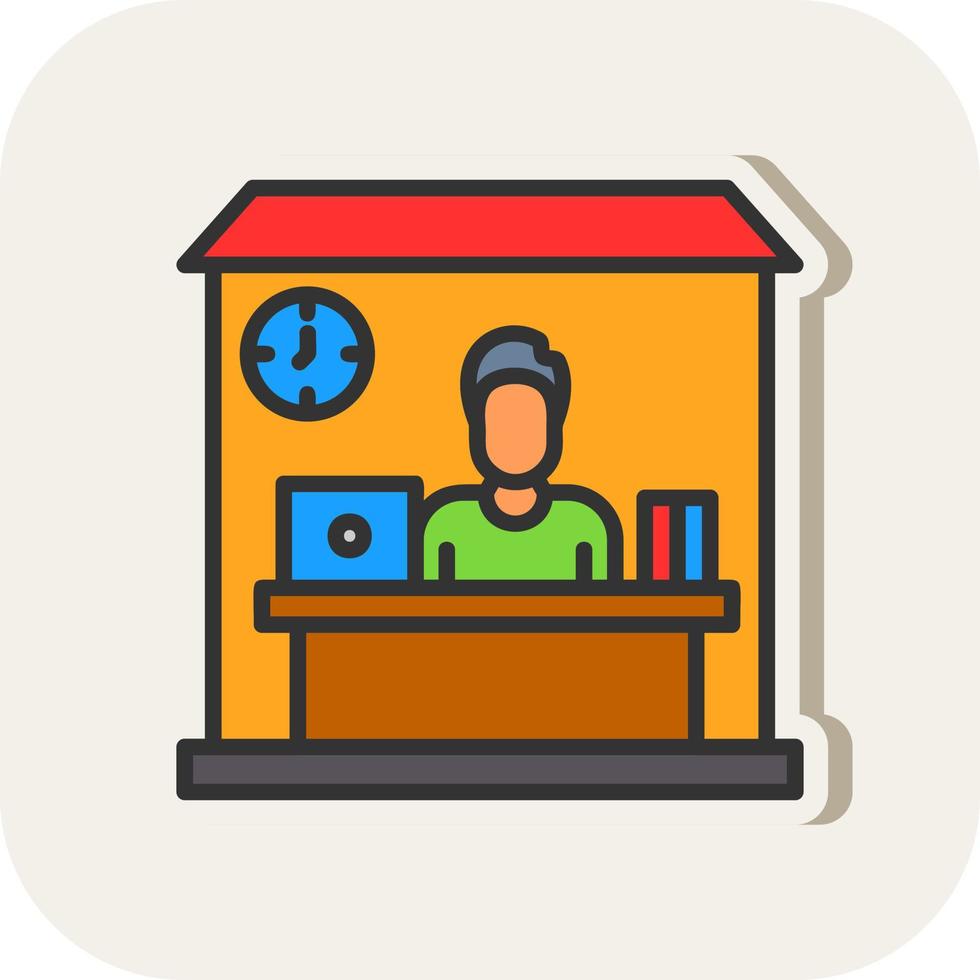 Home Office Vector Icon Design