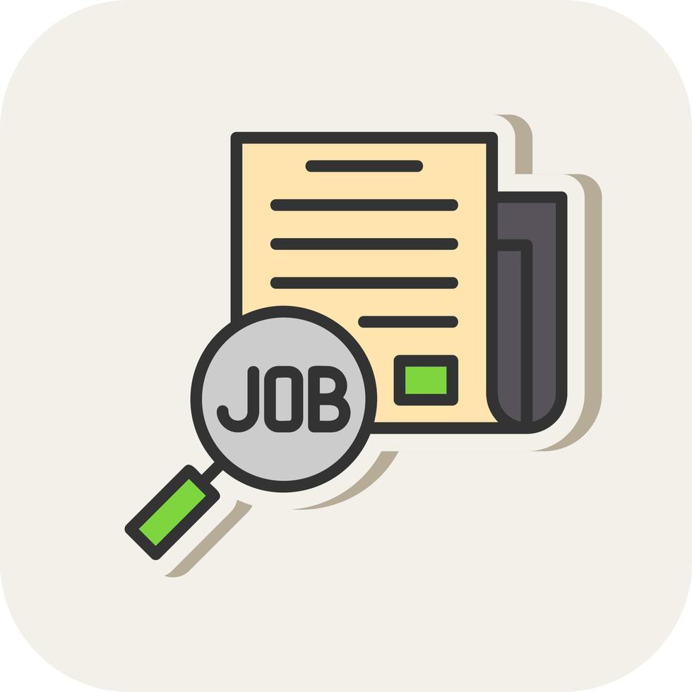 Job Vector Icon Design