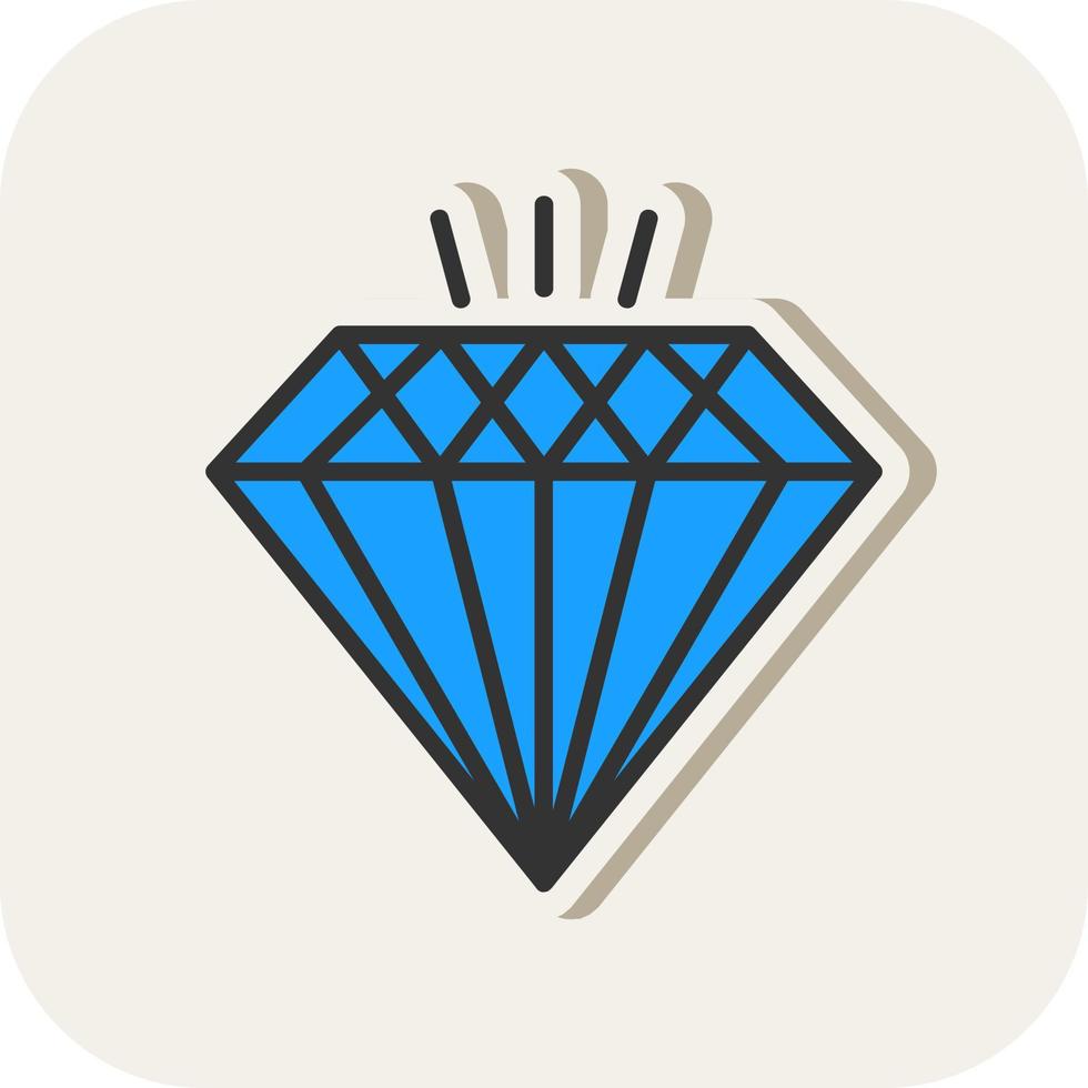 Diamond Vector Icon Design