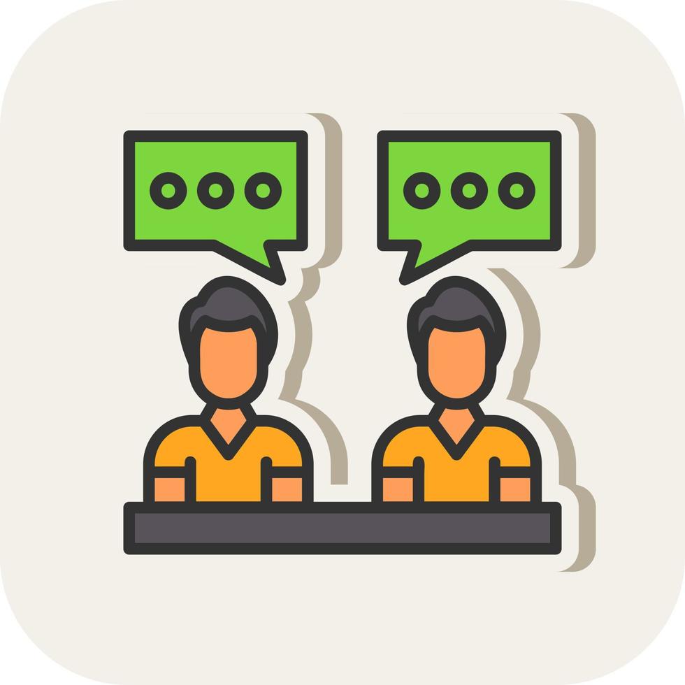 Meeting Vector Icon Design
