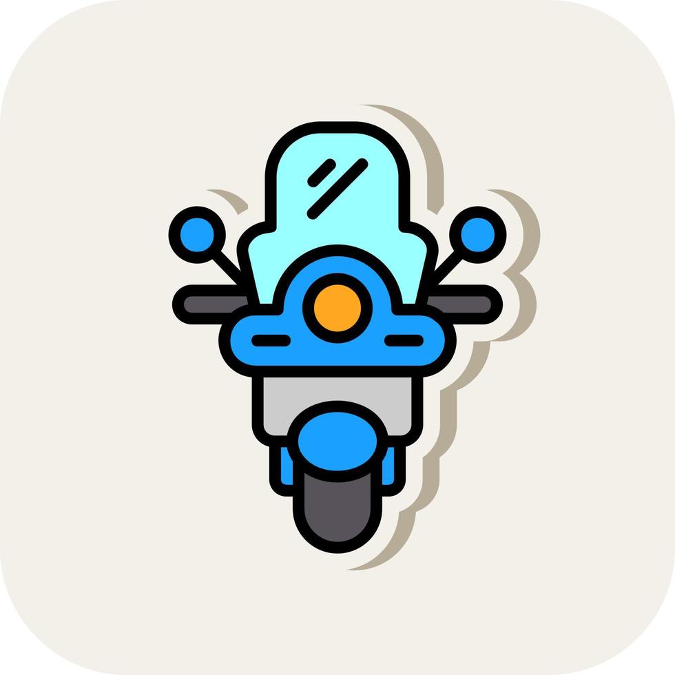 Motorbike Vector Icon Design