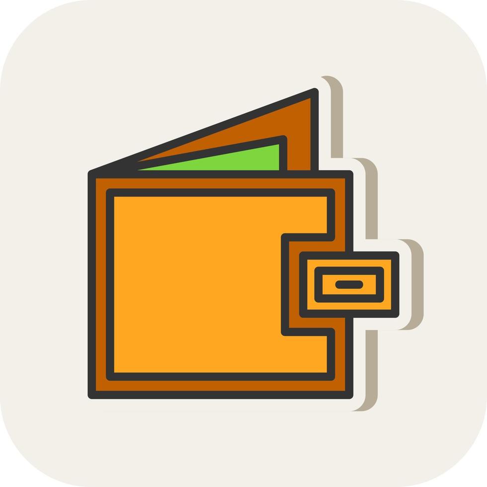 Wallet Vector Icon Design