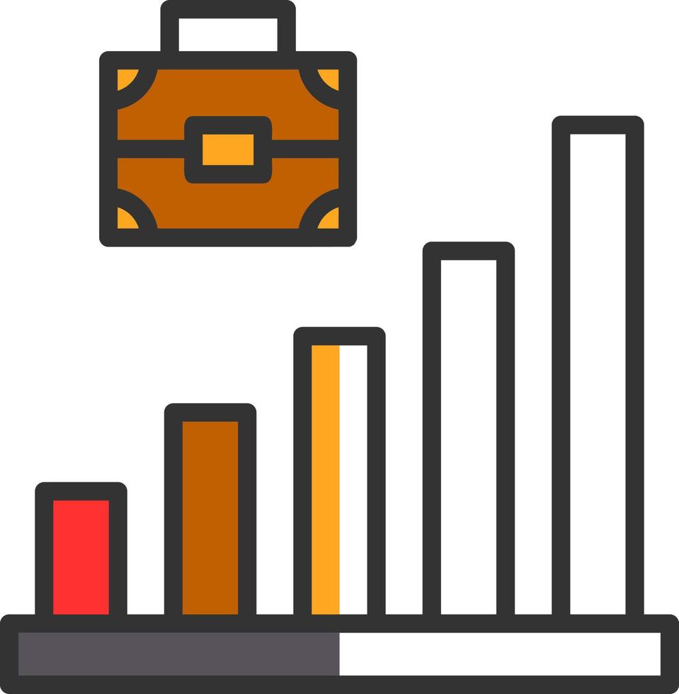 Career Growth Vector Icon Design