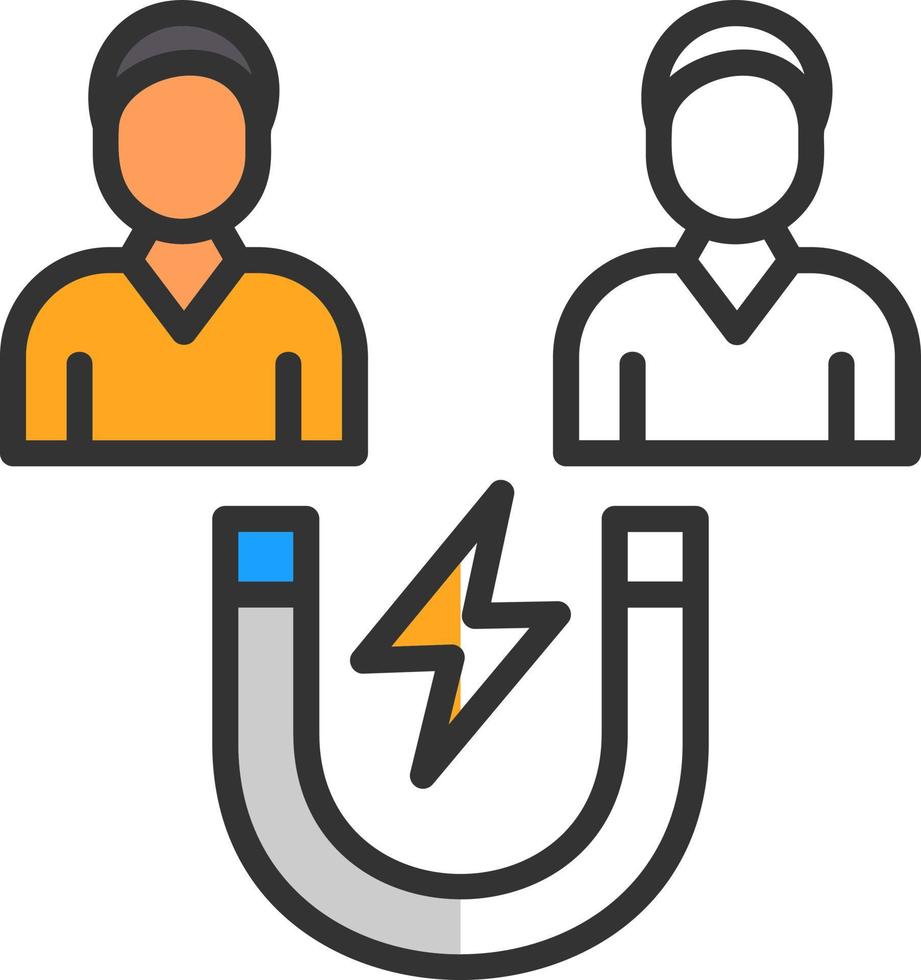 Candidates Attraction Vector Icon Design