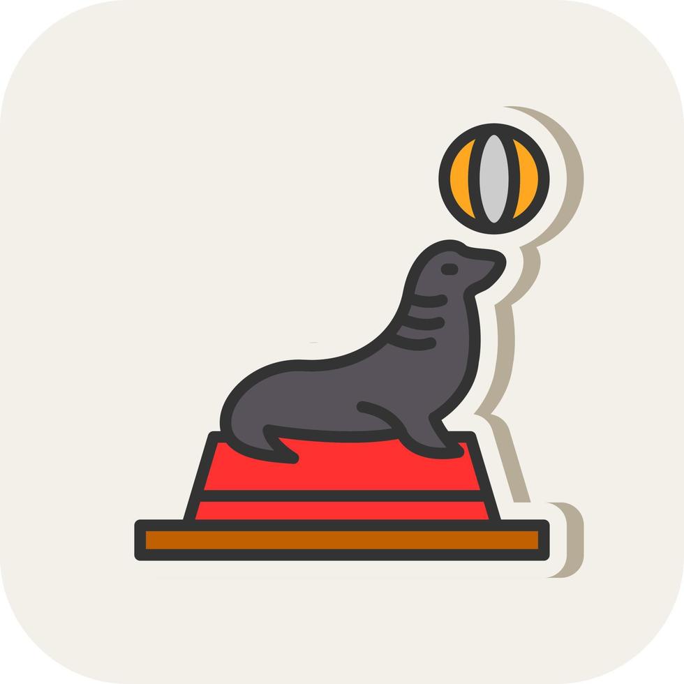 Seal Vector Icon Design