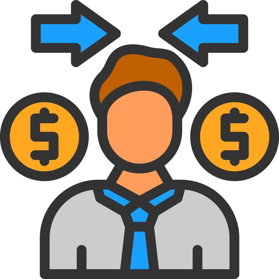 Broker Vector Icon Design